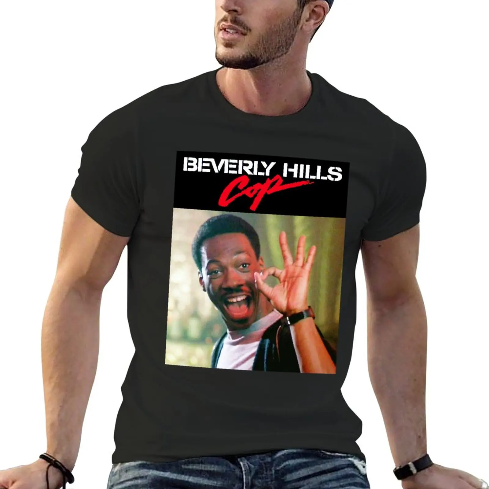

New Beverly Hills Cop - Axel Foley A-OK T-Shirt tees vintage luxury t-shirt hippie clothes compression shirt men