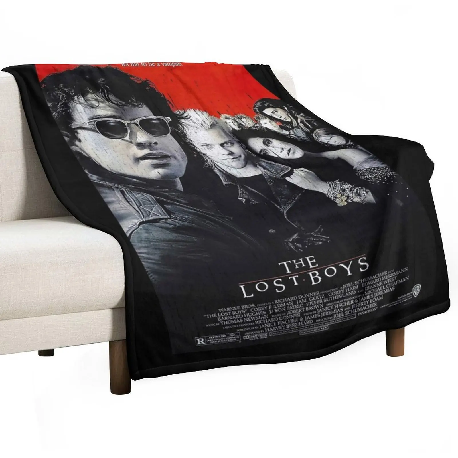 

Vintage The Lost Boys Throw Blanket Sofas Personalized Gift Flannel Blankets