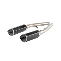 For Honda CBR 1100 Blackbird 1996-2016 CBR1100XX CBR 1100 XX Escape Slip-on Motorcycle Exhaust Muffler With Mid Link Pipe System