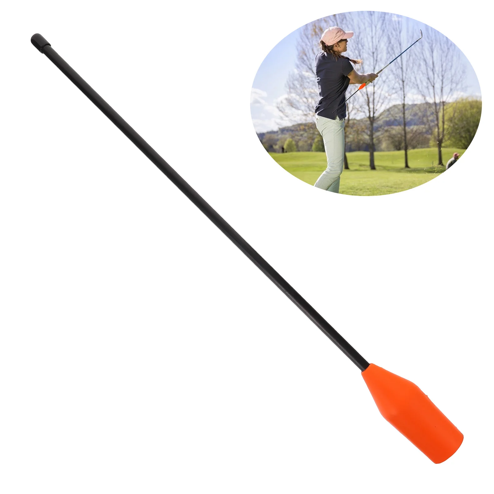 

Cut Rod Practice Tool Portable Golf Training Aid Swing Correction Trainer Lightweight Practice Stick Accessory