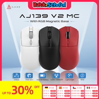 AJAZZ AJ139 V2 MC/AJ139PRO/AJ199 MC 2.4GHz Wireless Gaming Mouse PAW3311/PAW3395 Sensor 12000DPI-26000DPI For PC Laptop Gamer