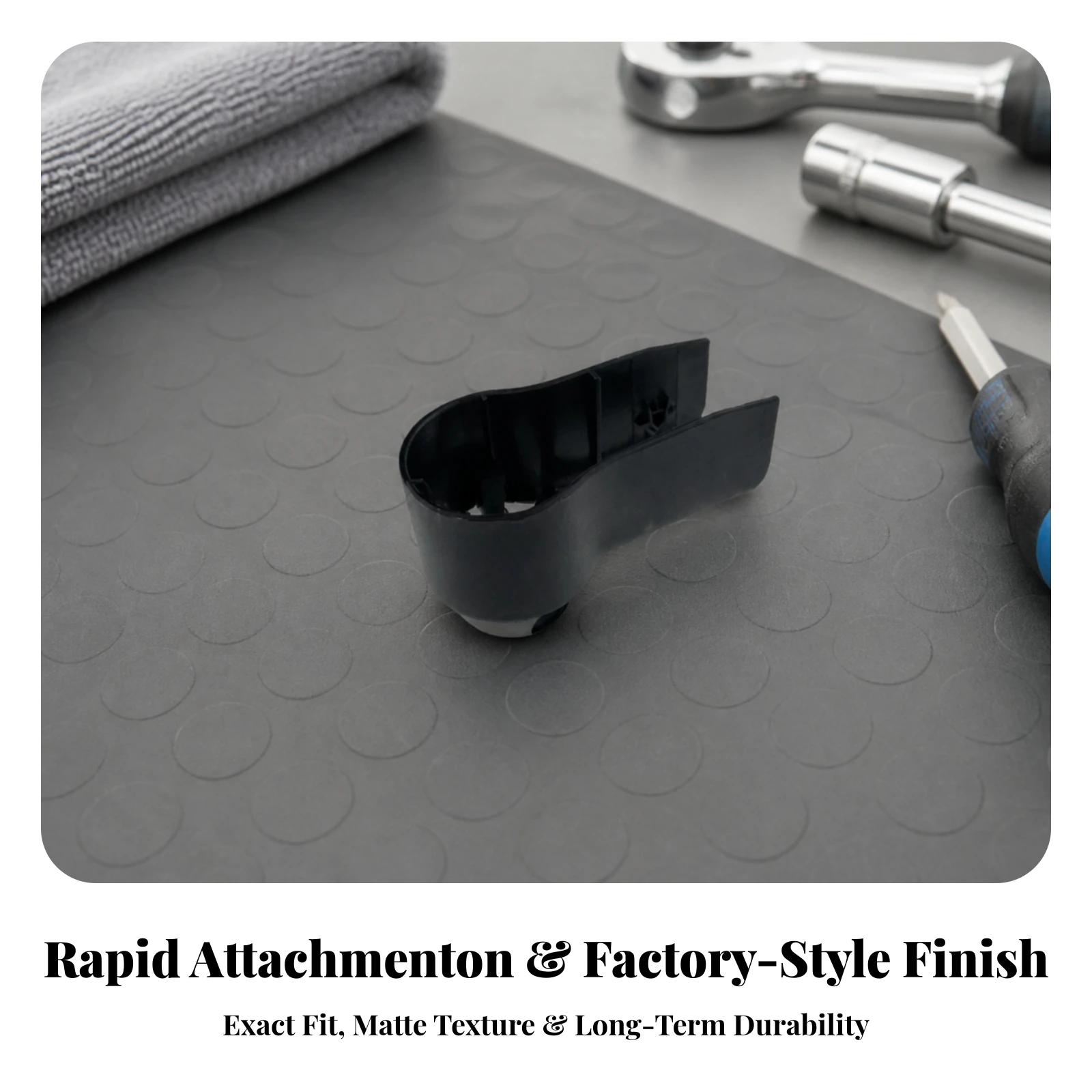 Rear Windshield Wiper Arm Bolt Cover Robust Rear Windshield Wiper Arm Cover Cap Hardware Click-on Shielding for Car Owners