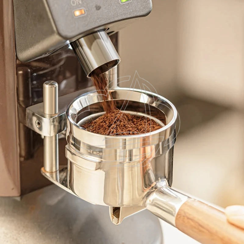 58mm Coffee Dosing Ring Anti-flying Powder Stainless Steel Aluminum Alloy Espresso Powder Receiving Tool