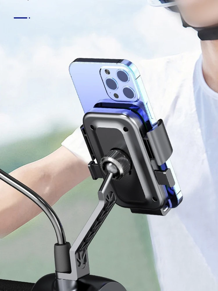 AliExpress NONE Anti-shake Bike Phone Holder 360 Degree Rotation Universal Motorcycle Bracket For All Smartphones Cycling Navigation Support