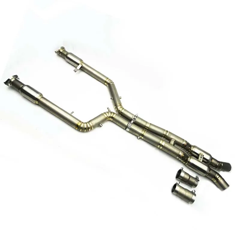 Dream Car  Aggressive Sound Stainless Steel 304/Titanium Valved Catback Exhaust Carbon Fiber Tips For  M3/ M4 G8X