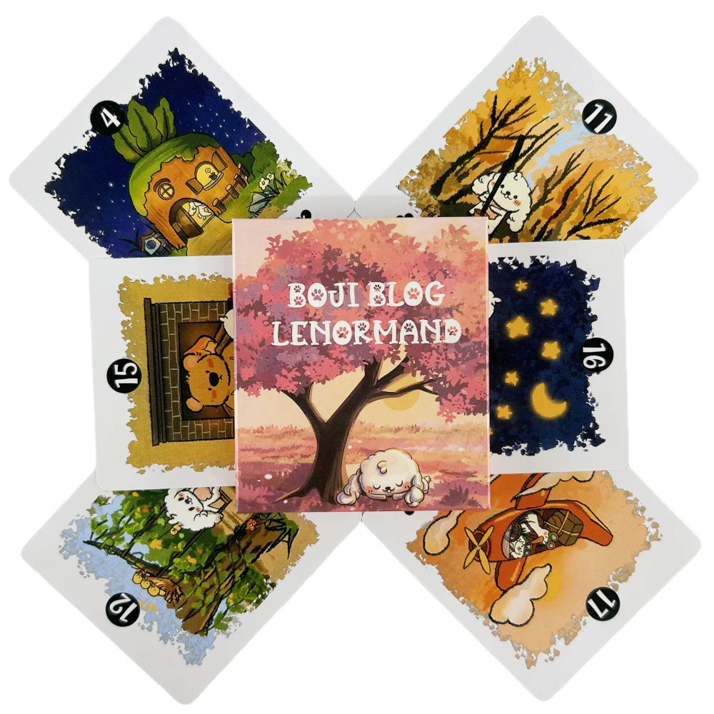 Boji Blog Lenormand Oracle Cards A 40 Deck Tarot English Visions Divination Edition Borad Playing Games