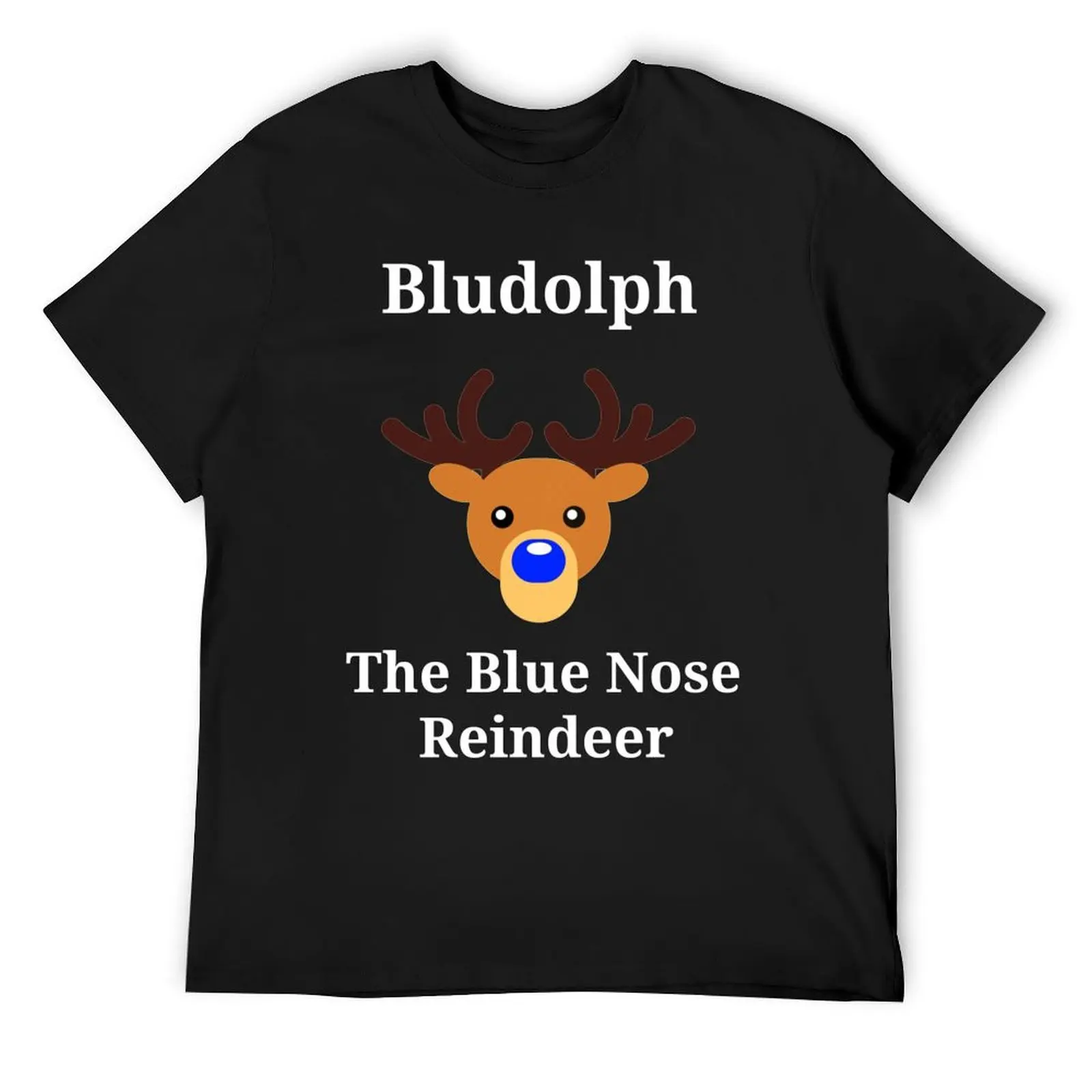 Bludolph the Blue Nosed Reindeer T-Shirt anime stuff for a boy t shirts for men graphic