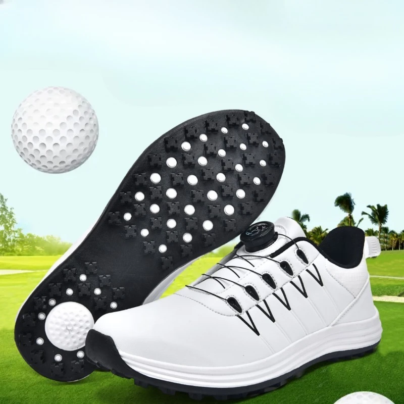 2026 New Trend Gym Men Sneakers Anti-Slip Men Golf Training Shoes Outdoor Lawn Golf Sneakers Men Big Size 46 Walking Shoe Man
