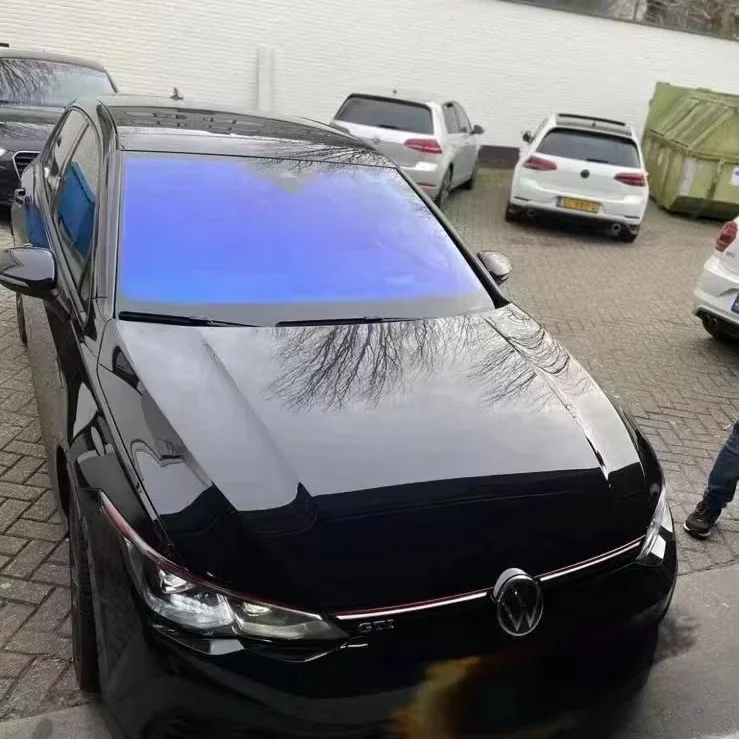 

Blue Chameleon window film 60%VLT Car Window Tint Windscreen Solar Windows Chameleon Tint Chameleon window tint