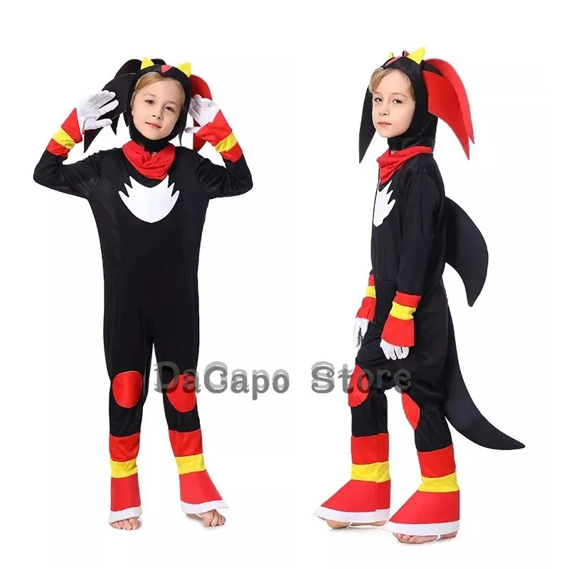 

Lili 123Shadow для мальчиков и девочек, комбинезон с изображением ежика для косплея, школьные детские костюмы для выступлений на сцене, наряд для ролевых игр