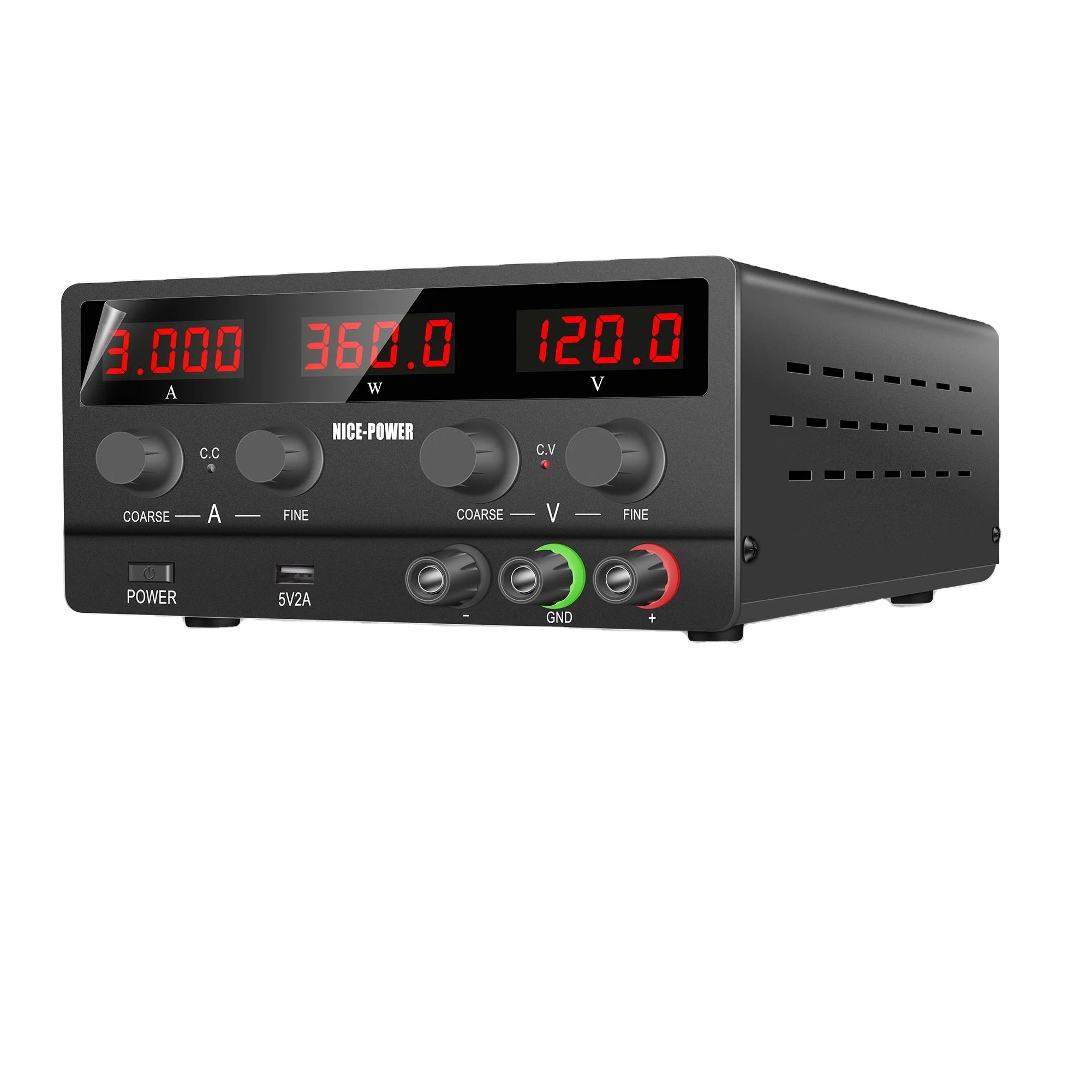 NICE-POWER SPS-H1203 120V 3A 360W Digital Adjustable High Precision Switching Power Supply Laboratory DC Voltage Regulator