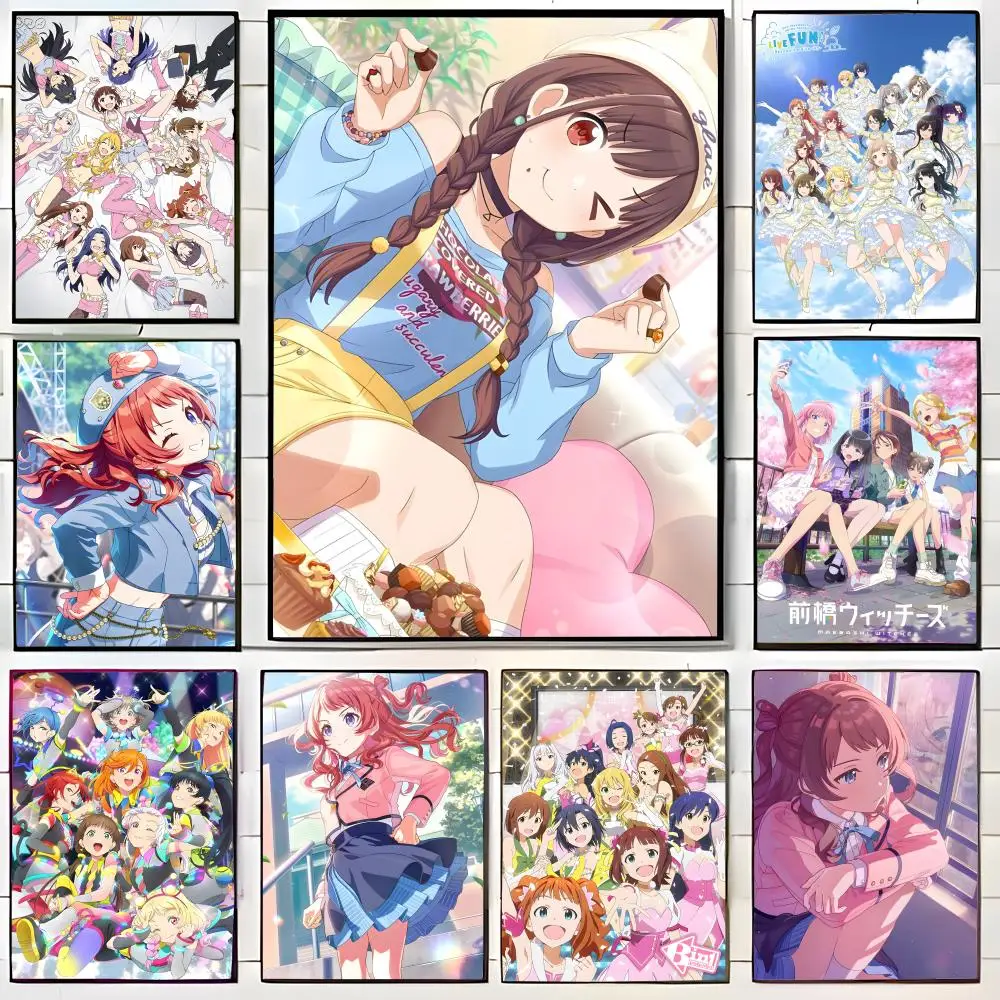 Virtual Girl Game The Idolmaster Poster Wall Art Print Poster Decorative Mural Home Decor Gift Unframed