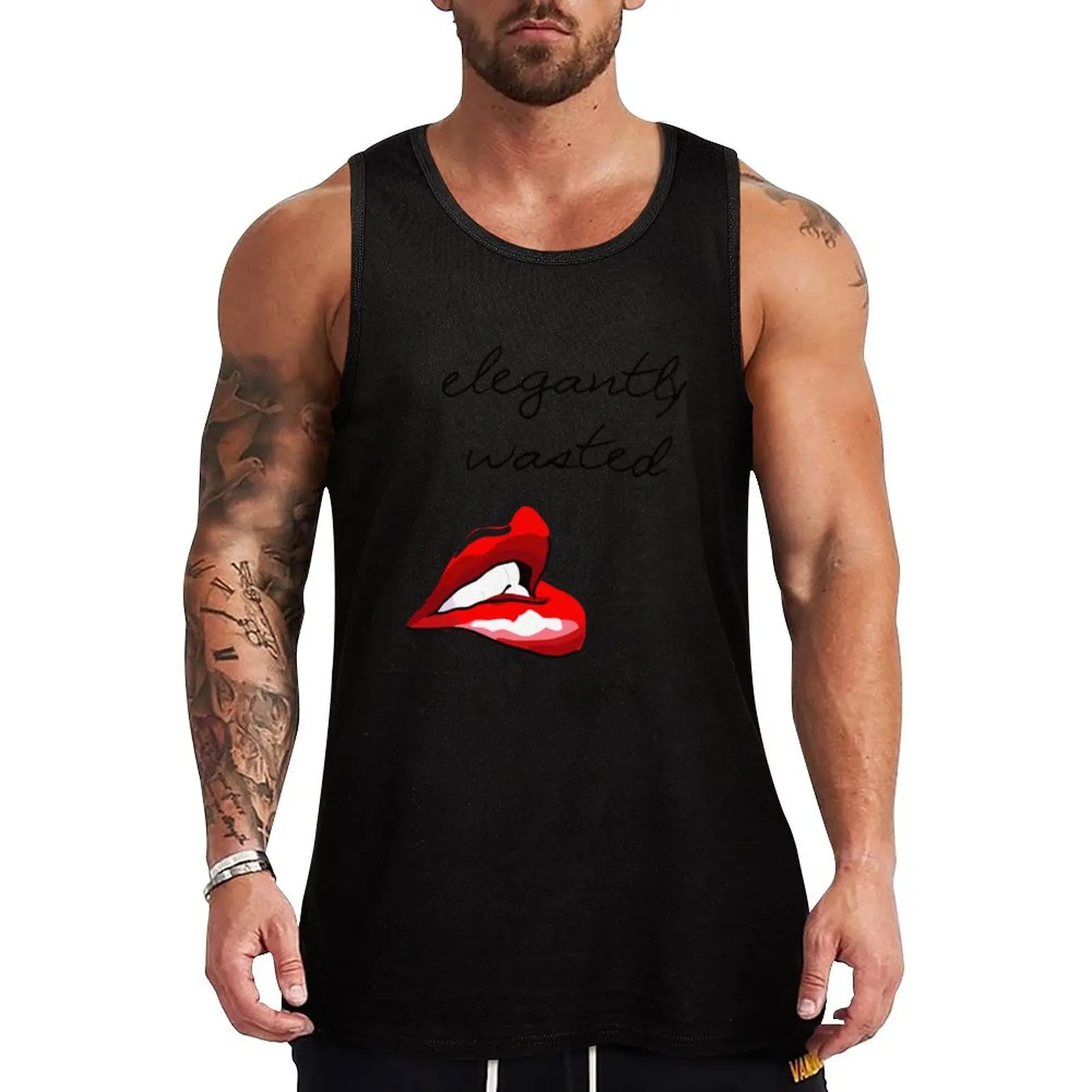 Elegantly Wasted Essential Tank Top gym shirts T-shirt male summer clothes for men sleeveless jackets