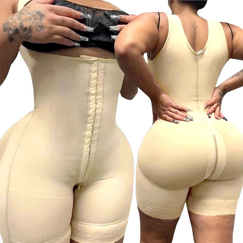 AfruliA Full Body Shapers Fajas Colombian Girdles Bodysuits Shapewear Corset Waist Trainer Sexy Butt Lifter Belt Control Panties