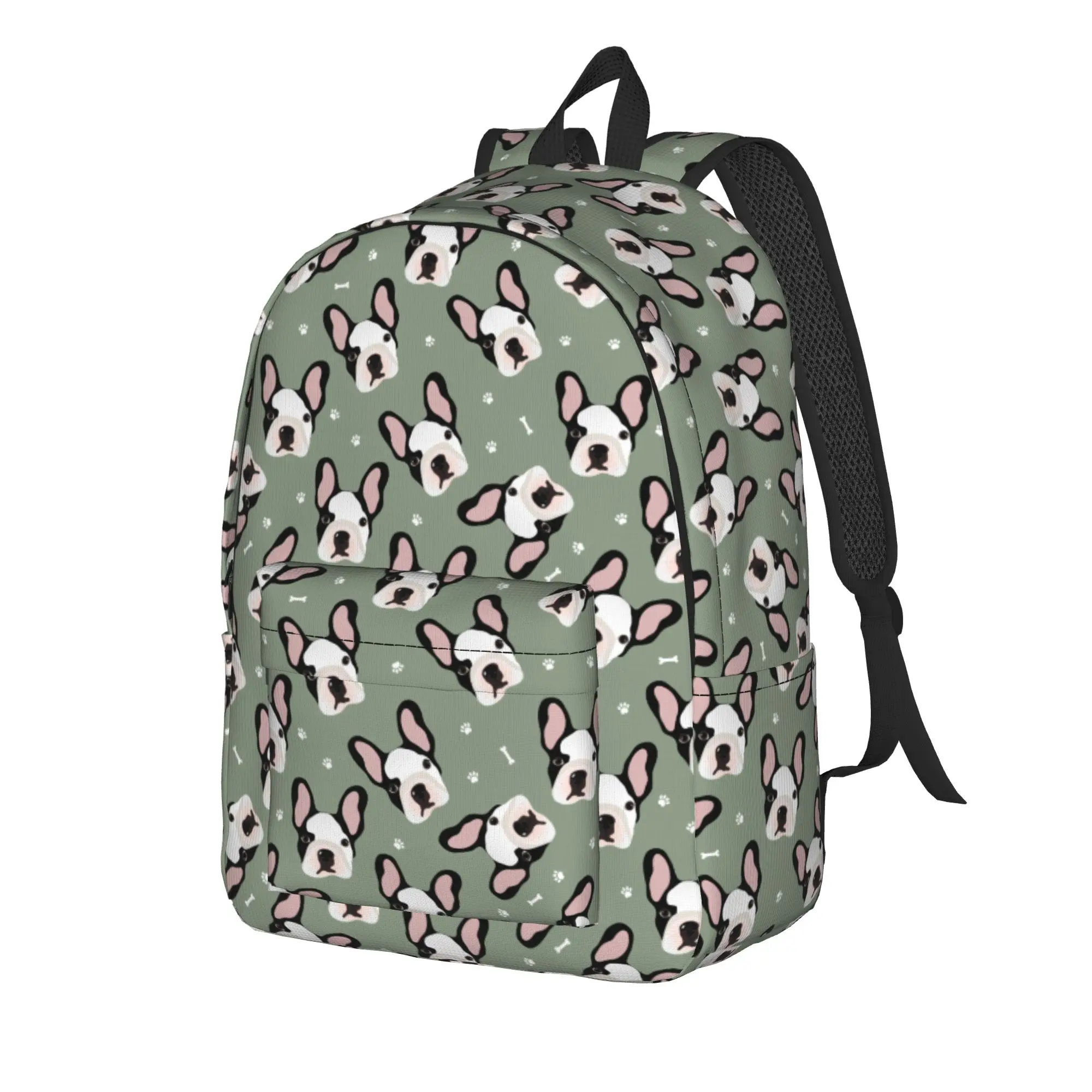 Bulldog Dog Backpack for Men Women Cool Student Business Daypack Animal Laptop Shoulder Bag Outdoor