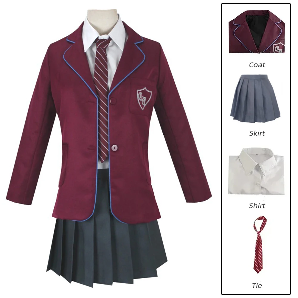 Fantasia de Cosplay Matilda do filme Matilda, do filme musical de Roald Dahl, uniforme escolar, fantasias de Halloween para mulheres