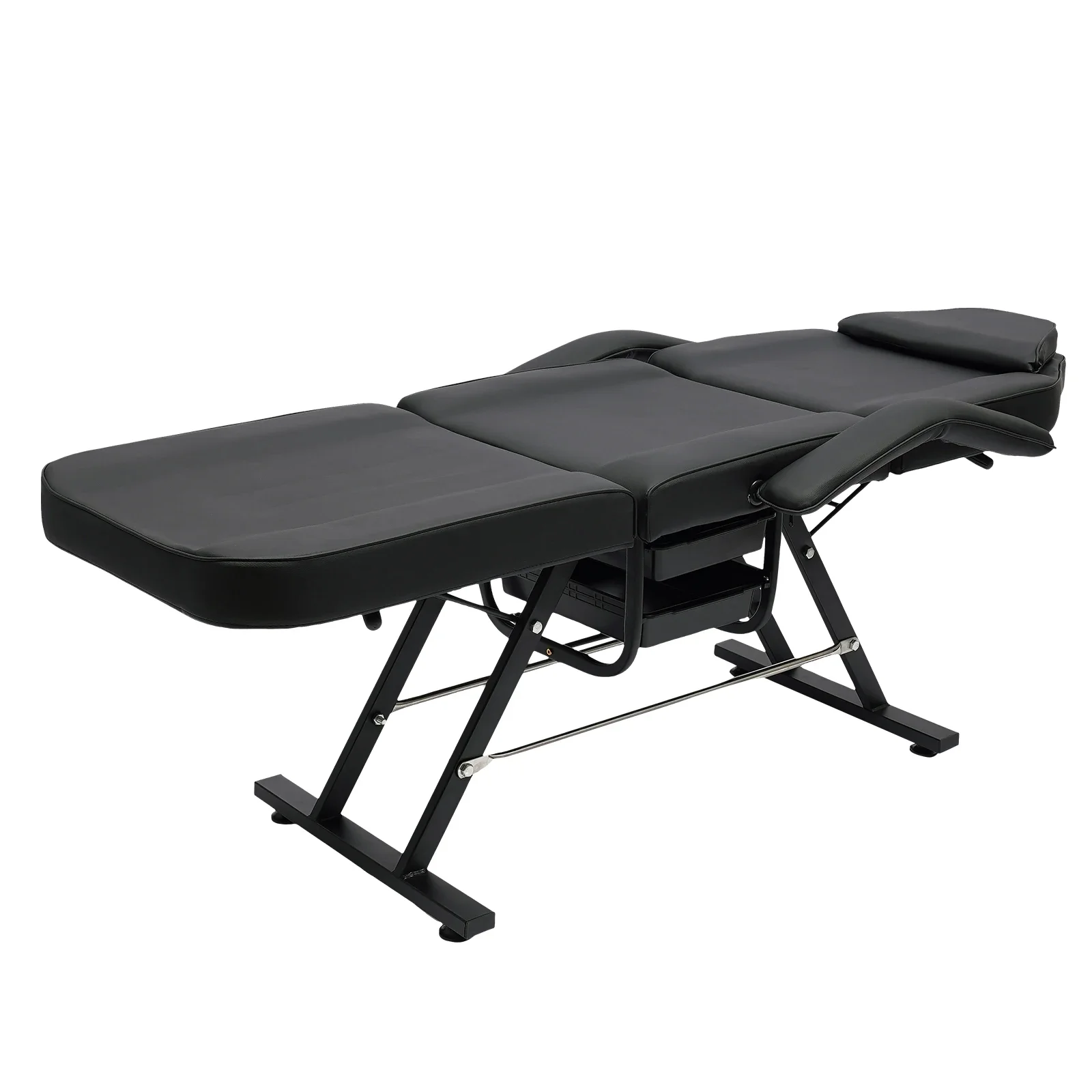 Adjustable Massage Table Portable Massage Bed Classic Facial Care Spa Bed Hight with Handrail Professional Salon Furniture