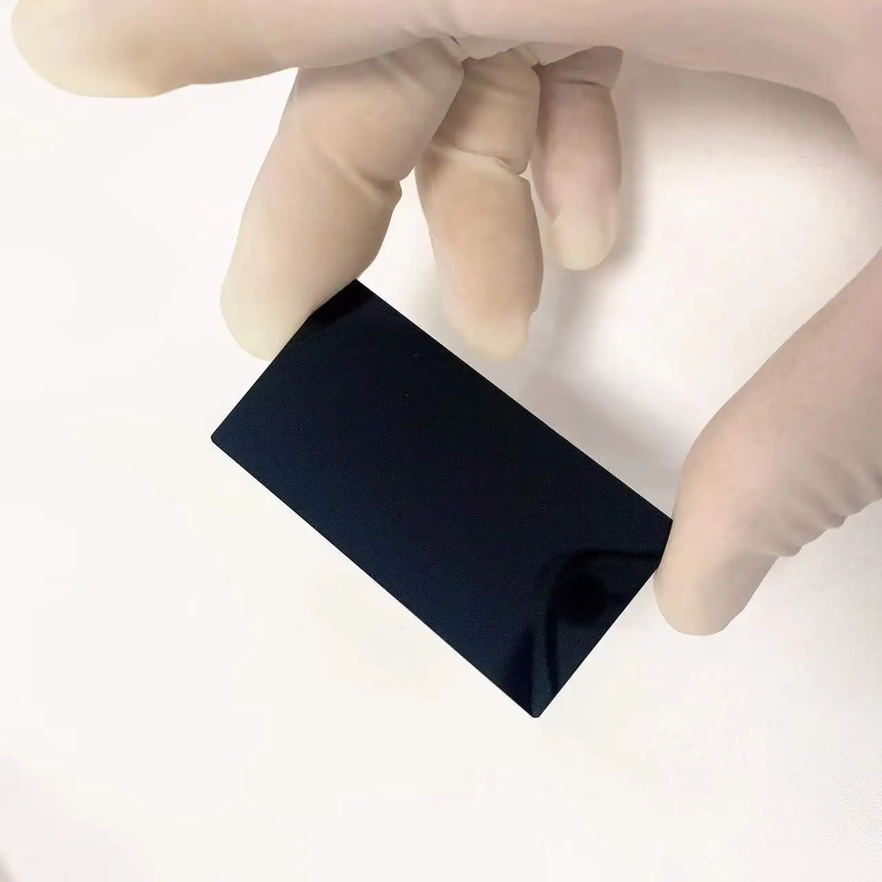 كل حجم قطعة واحدة حجم 85x36x2 مللي متر و 74x38x2 مللي متر 365nm الأشعة فوق البنفسجية تمرير تصفية الزجاج البصري لمصباح يدوي #1