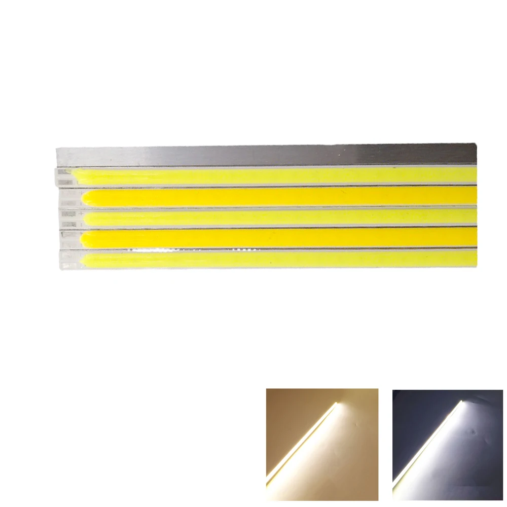 

200*6mm Led Cob Light 6w Dc 12v Board Spotlight White Leds Chips Full On Flashlight 3000k Diode Matrix Lamp Small Chip Grow For