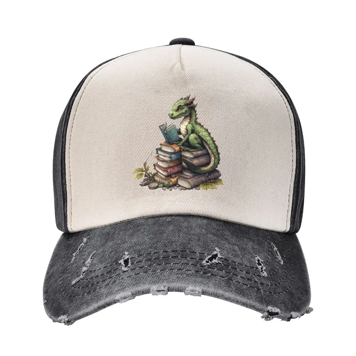

Book Wyrm Reading Dragon Baseball Cap hats on offer Hat men Christmas Hat New Hat Designer Man Women's
