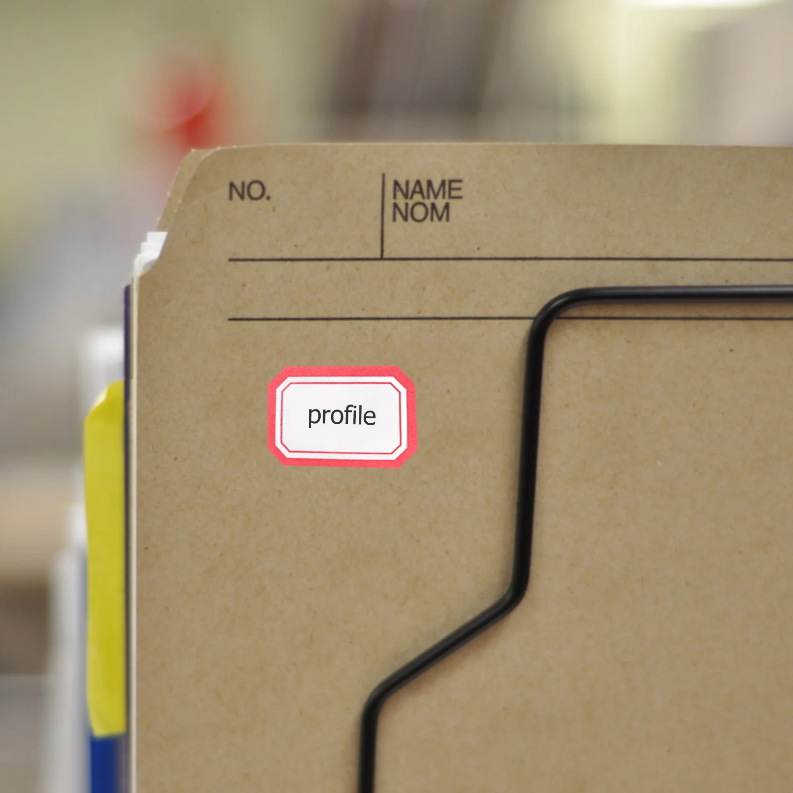 

Self Adhesive Label Stickers Red Rectangular Blank Name Tags For School Office Home Organization Small Labels For