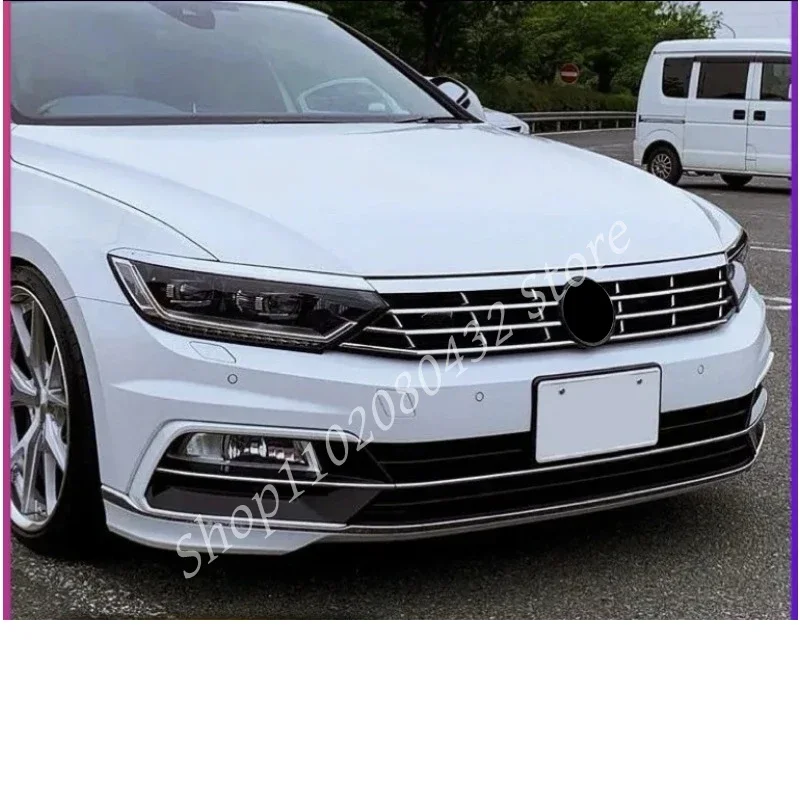 For Volkswagen VW Passat B8 2016 2017 2018 2019 sedan FRONT Chrome plating GRILL bumper grille ABS black Grill grill