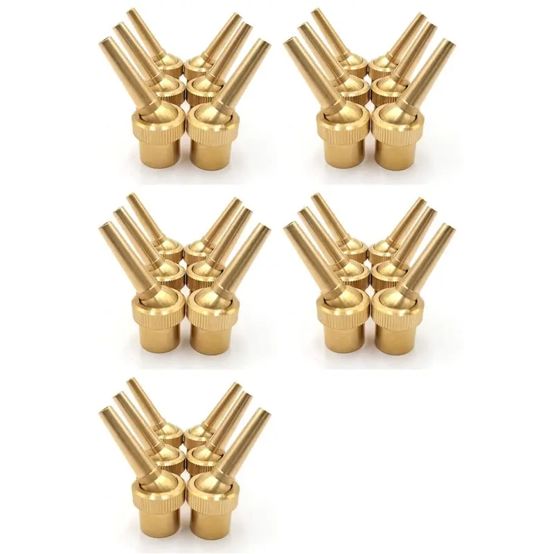 

B-Est 30Pcs 1/2Inch DN15 Brass Fountain Nozzle Adjustable Direction Jet Water Sprayhead For Landscaping Use