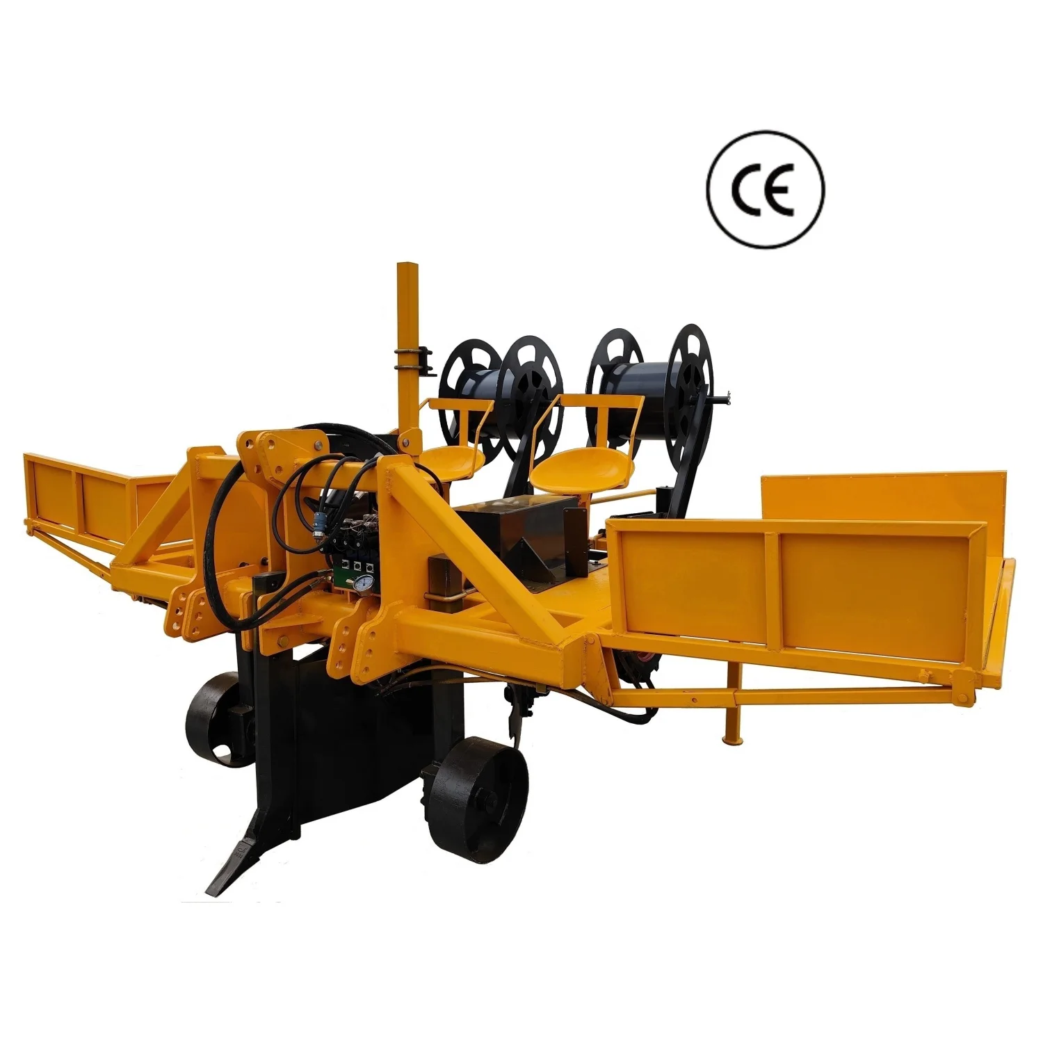 Efficient Three Point Suspension Low Consumption Tree Planting Machine Tractor Mounted Forestry Seeder Transplanter for Tree