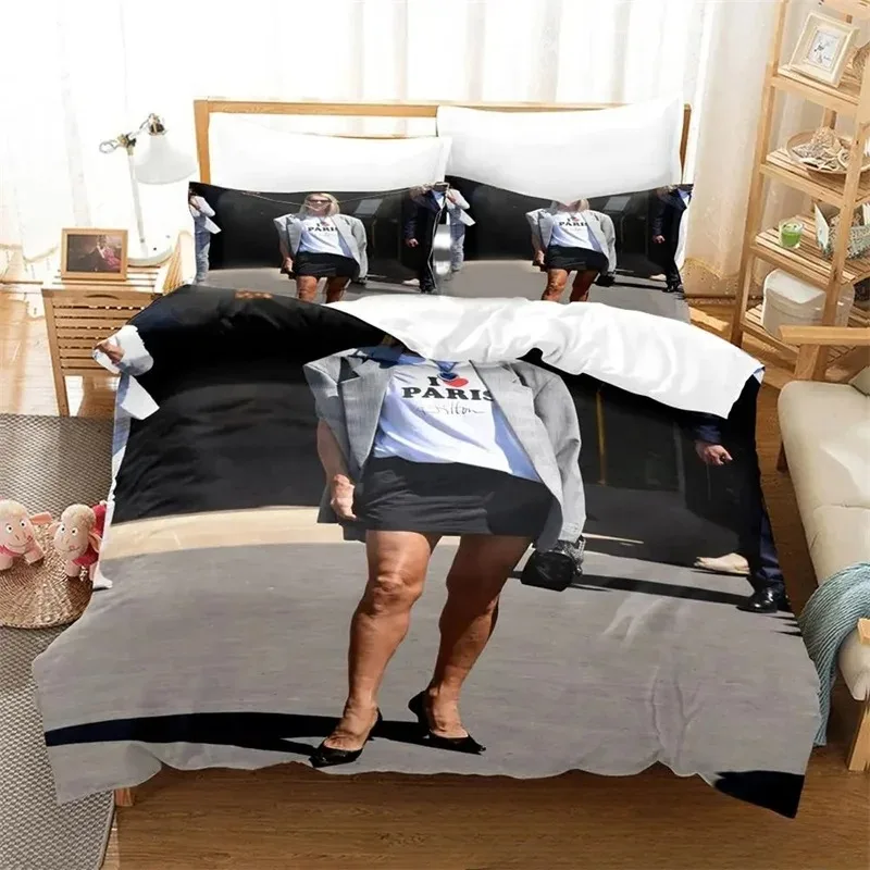 

3D Print Celine Dion Bedding Set Boys Girls Twin Queen King Size Duvet Cover Pillowcase Bed boys Adult Home Textileextile