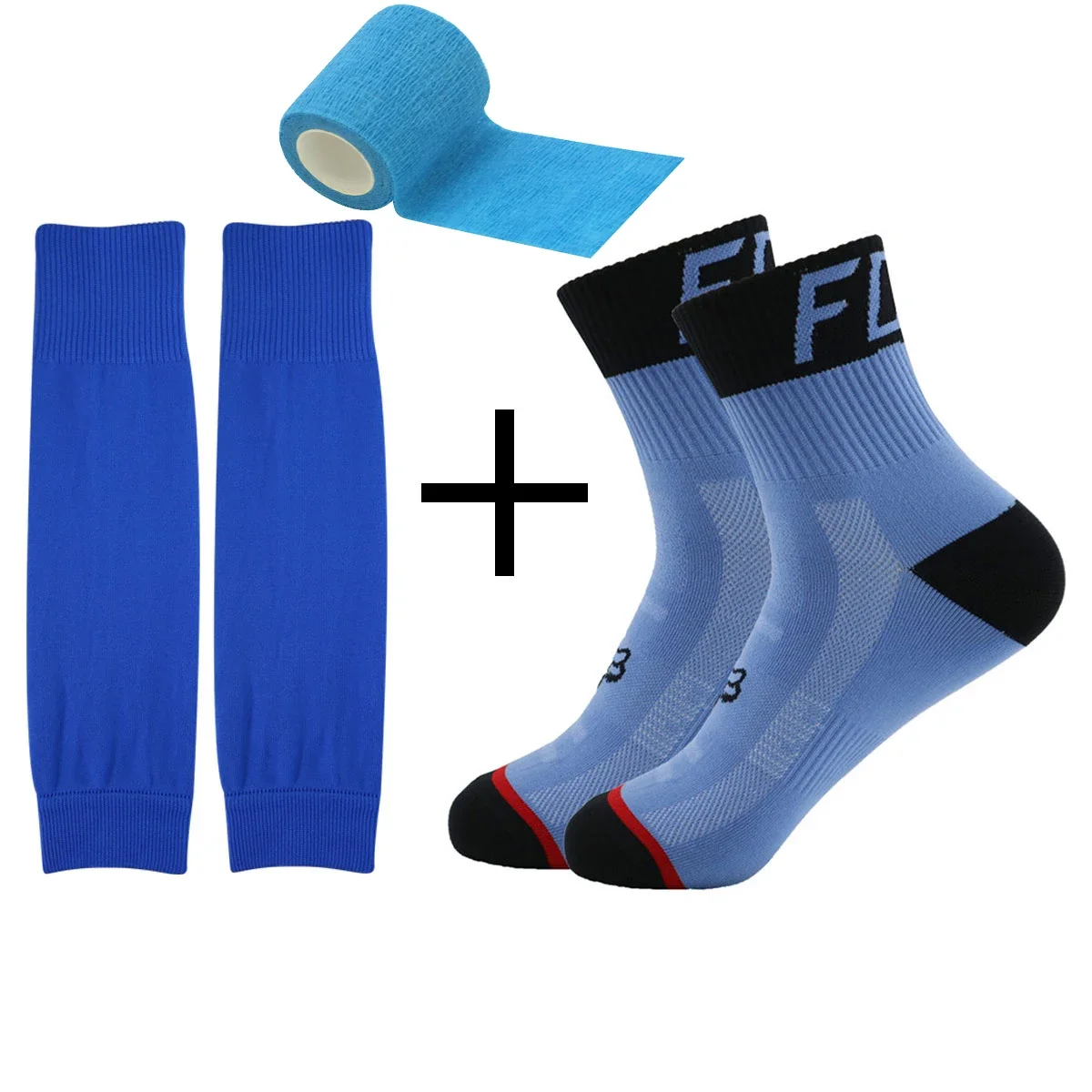 

3 piece set 2025 Men's and women's Camouflage Arrow football socks Breathable sports silicone non-slip grip football socks