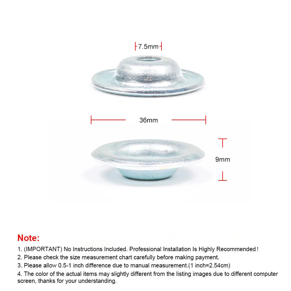 

A11M-10 Pcs UTV Skid Plate Washers Bolt Kit For Polaris RZR 570 800 900 1000 XP Ranger General RS1 7556065 7518529