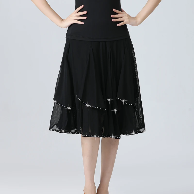 Spódnica do tańca nowoczesnego, spódnica do tańca towarzyskiego, spódnica do tańca latynoamerykańskiego, spódnica midi, odzież fitness damska