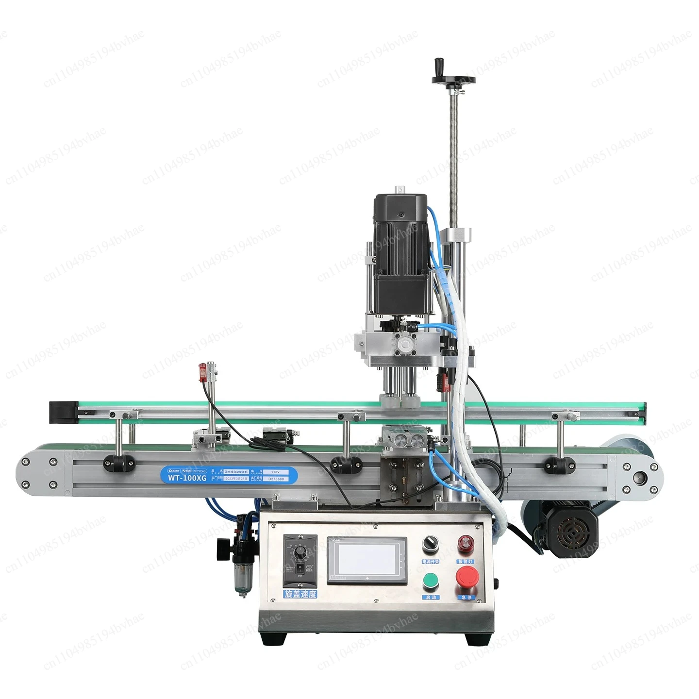 Automatic capping machine Tightener Desktop automatic capping machine Assembly line Plastic bottle pump head bottle lock cap