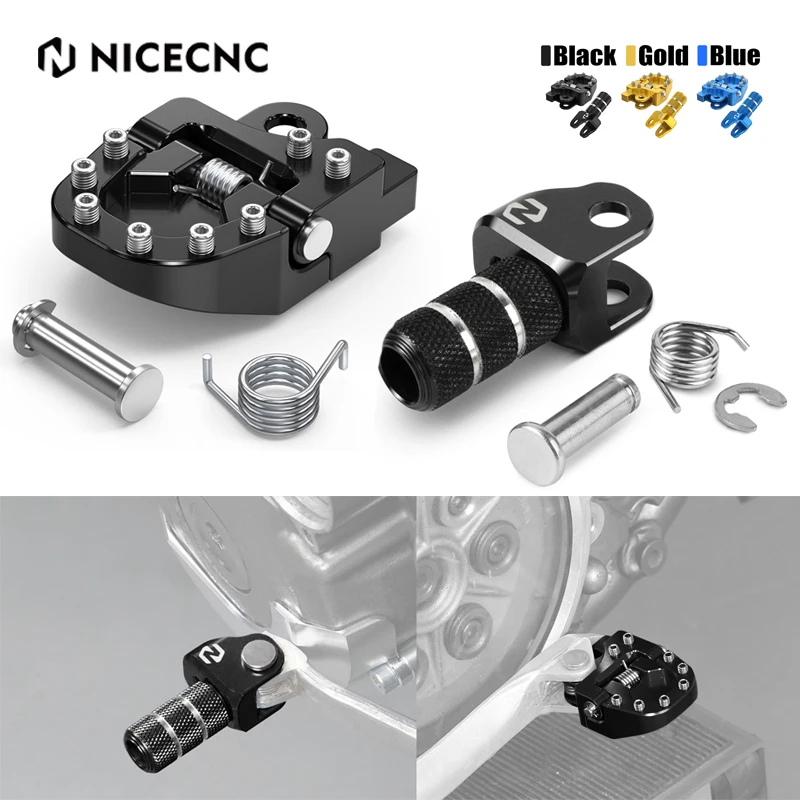 For Suzuki DRZ400 DRZ400E DRZ400S DRZ400SM DRZ 400 S DRZ 400 SM 2000-2024 Folding Rear Brake Pedal Step Gear Shifter Lever Tip