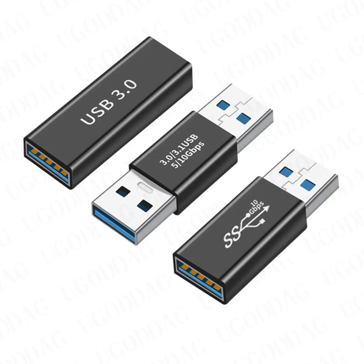 USB 3.0 موصل USB إلى USB محول 5Gbps Gen1 ذكر إلى ذكر أنثى USB محول SSD HDD كابل موسع USB 3.0 تمديد التوصيل