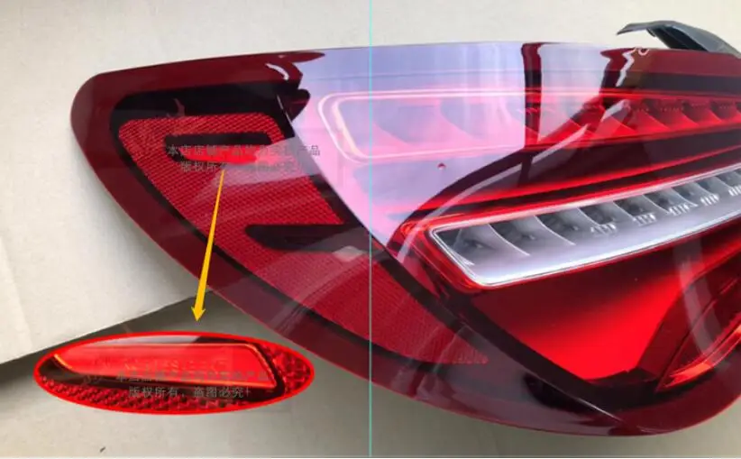 1pcs Car Bumper Taillamp For Mercedes Benz W117 Taillight 2014~2019 CLA180 CLA200 CLA300 Car Accessories LED W117 Rear Light