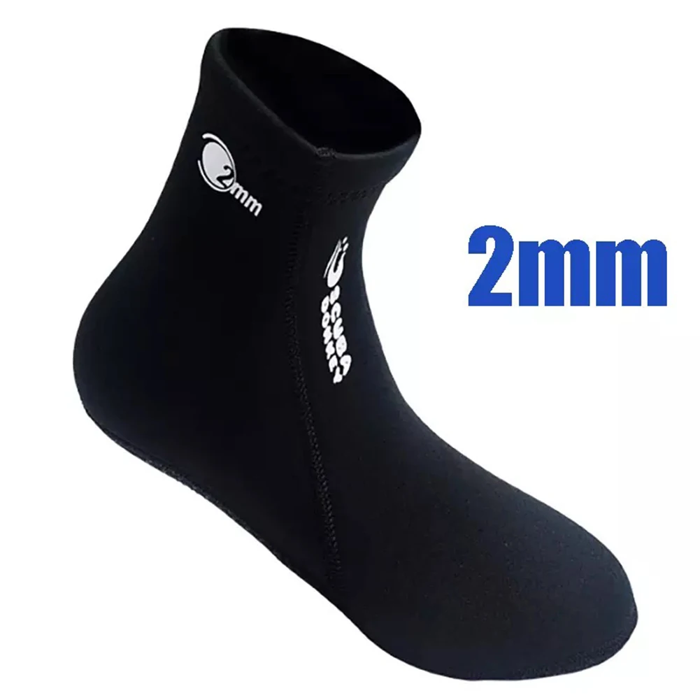 

1 Pair Neoprene 2mm Diving Socks Snorkeling Shoes Waterproof Non-slip Warmth Swimming Diving Equipment