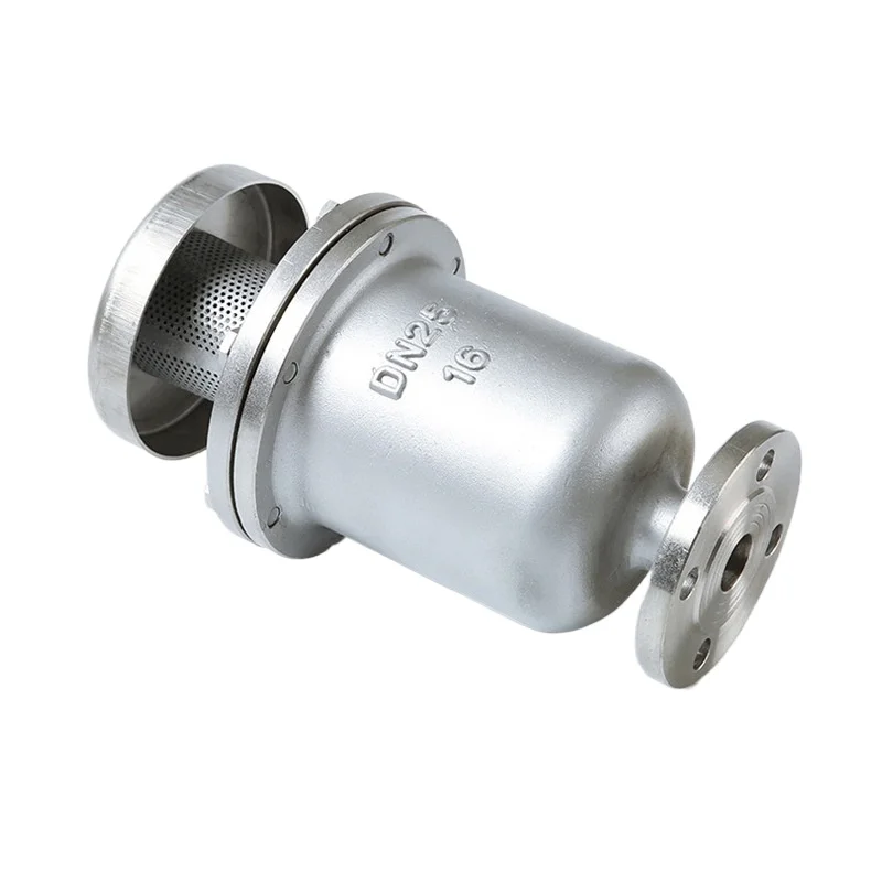 304 stainless steel flange automatic exhaust valve P41X quick thread QB1 single port 316L vent valve steam