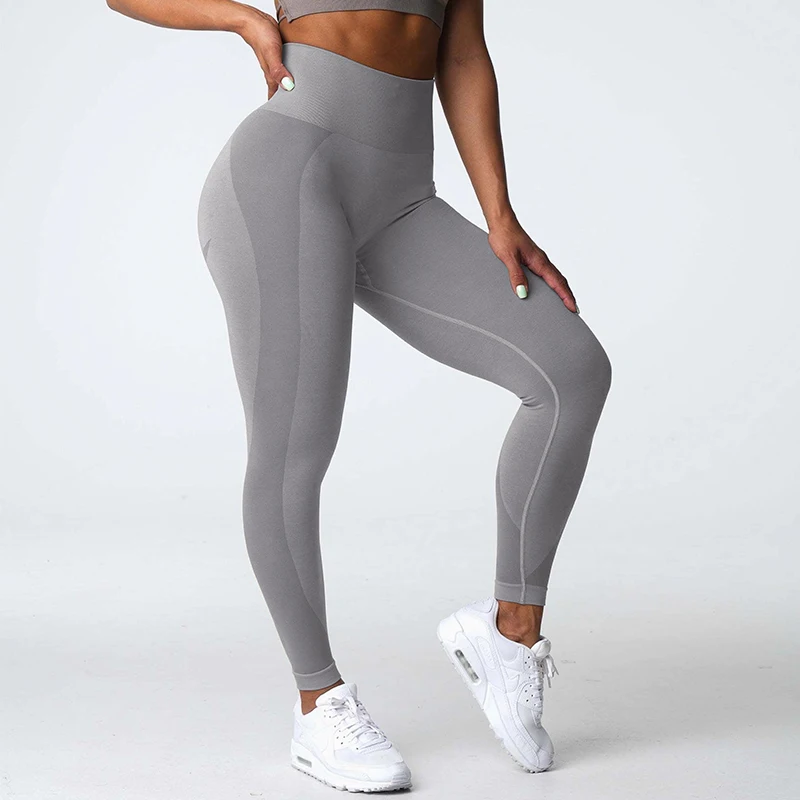 Pchee Bum-Leggings sans couture pour femmes, pantalons de yoga doux, pantalons de navigation, vêtements de sport d\'entraînement, Scrunch Bum Booty