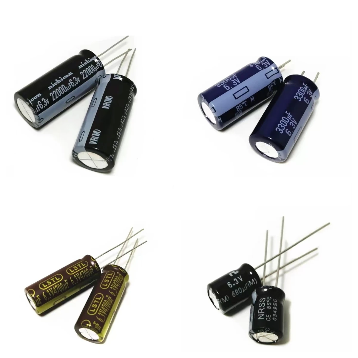 25V DIP High Frequency Aluminum Electrolytic Capacitor 220uF 1000uF 1500uF 2200uF 3300uF 4700uF 5600uF 6800uF 10000uF 22000uF