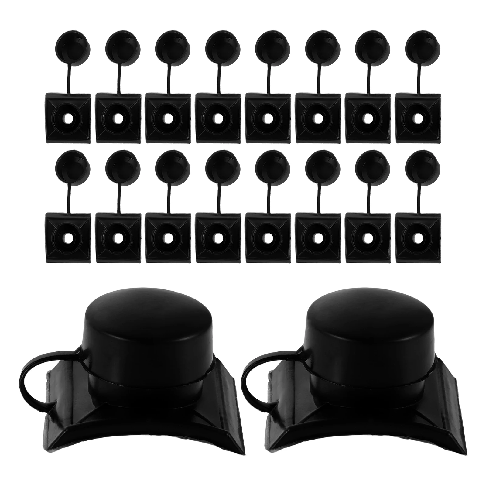 200 Pcs Tile Screw Cap Pad Accessories Fixing End Drill Tail Screws Waterproof Fastener Caps Steel Roof Pads Garden Tools
