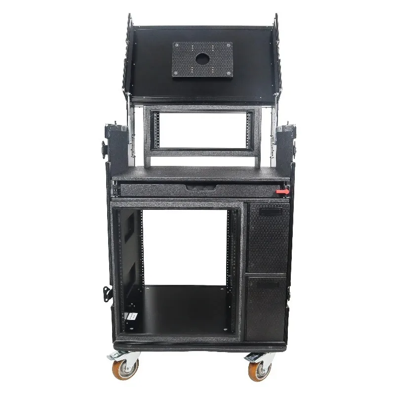 

Mobile Broadcasting Streaming Recording Studio Workstation Case with Bottom for Digital Recorders