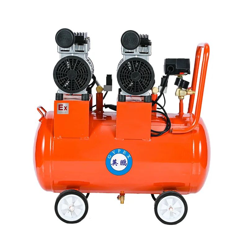 ضاغط هواء صامت مقاوم للانفجار وخالي من الزيت مناسب لامتصاص الغاز والضغط في مستودعات النباتات الكيميائية