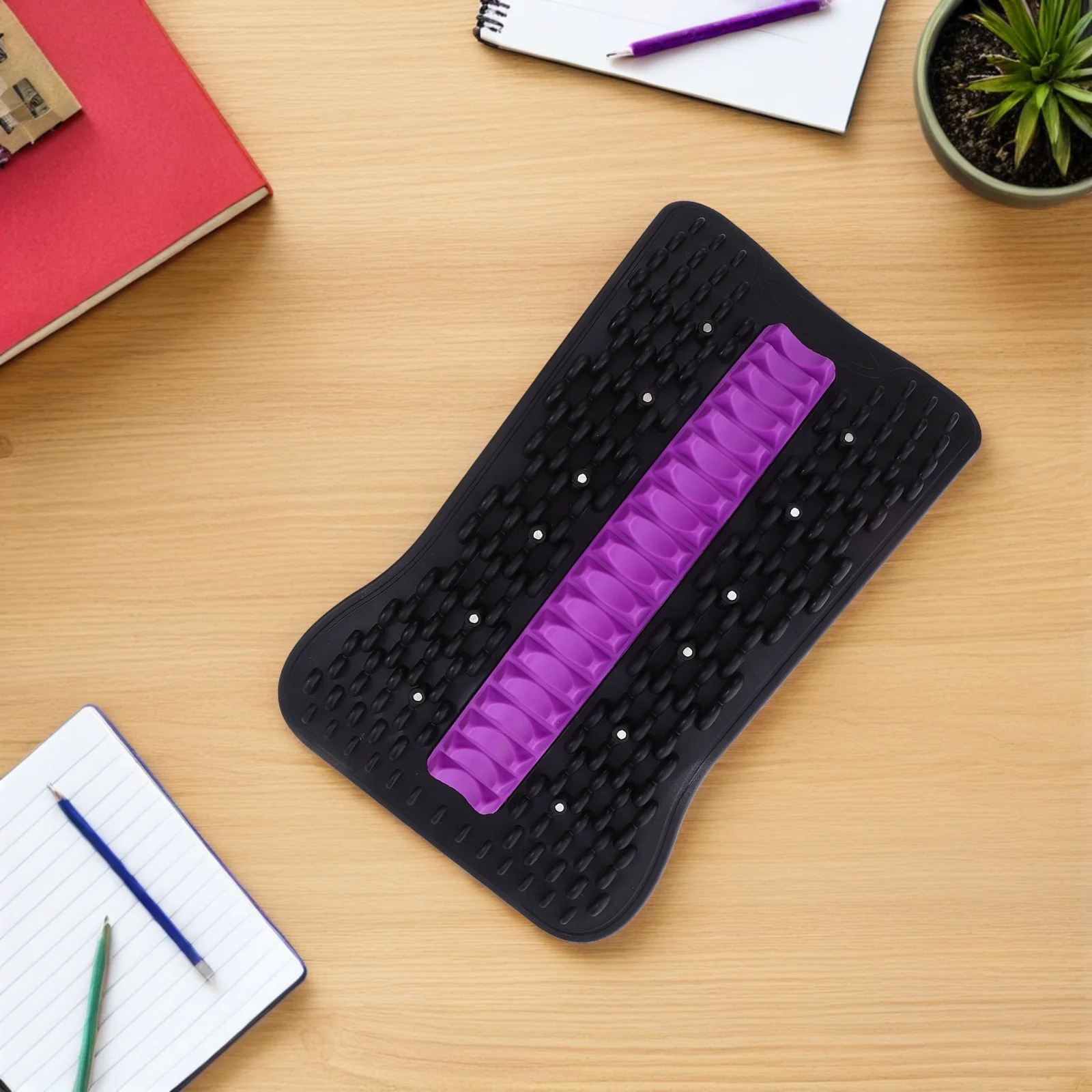 قابل للتعديل كرسي داعم للفقرات القطنية نقالة الظهر المفرقع ومدلك جهاز تكسير العمود الفقري لمحاذاة العمود الفقري السفلي والمرن