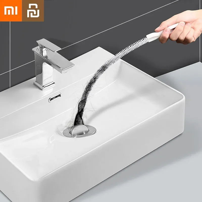 Xiaomi Youpin Pipe Dredging Brush Bathroom Hair Sewer Cleaning Brush Drain Cleaner Hole Remover Sewer Pipeline Cleaning Tools