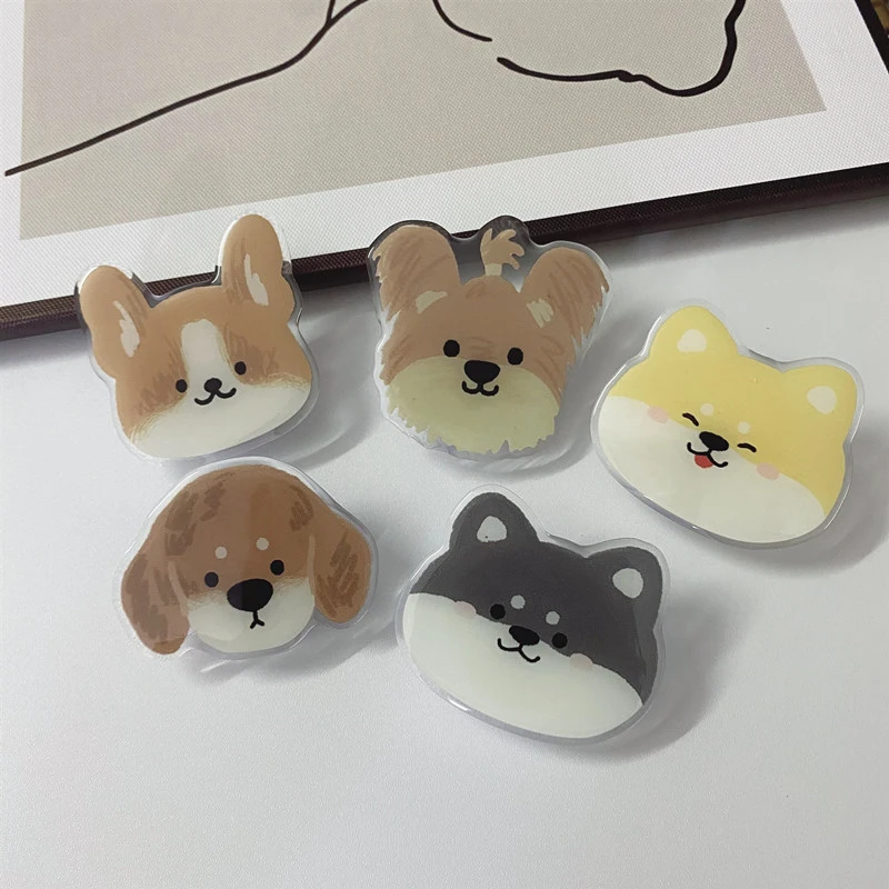 

Универсальная подставка для телефона Griptok для IPhone 16 17, аксессуары для телефонов Samsung, милый корейский аниме-дизайн Griptok Pup Prompt Ket