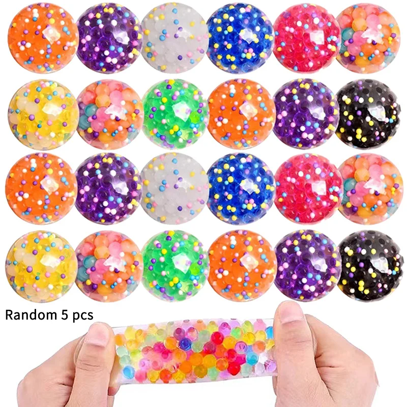 3.5cm Mini Stress Balls Squishy Toys - Sensory Fidget Toys for Kids Adults, Anti-Anxiety Stress Relief, Party Favors Gifts