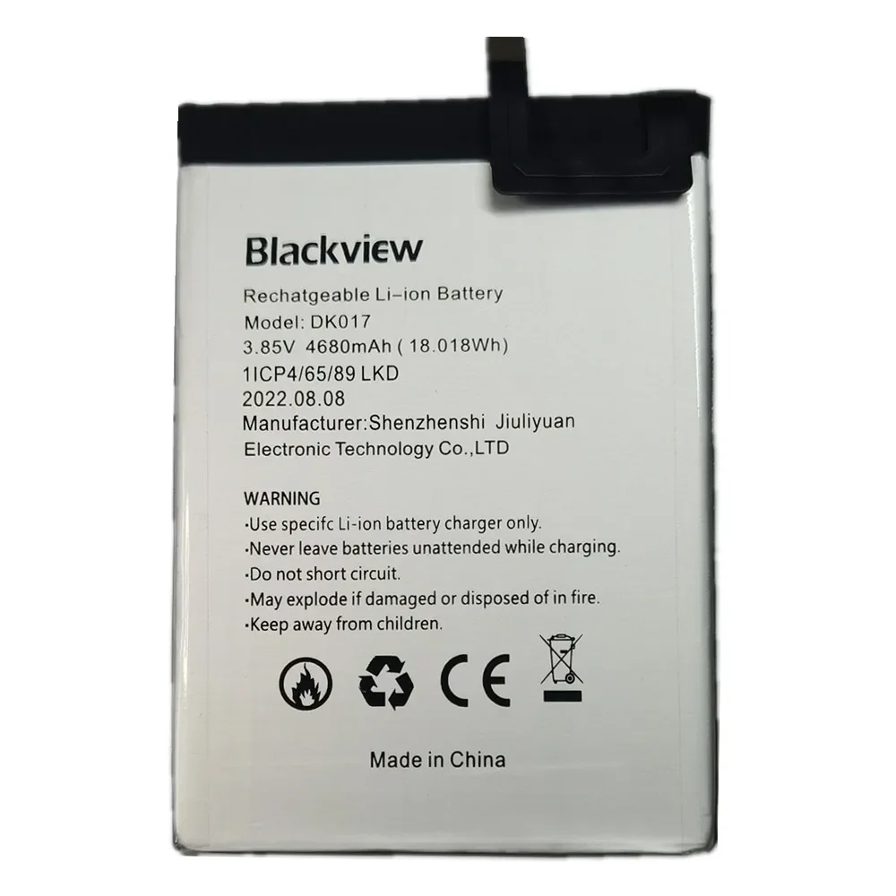 2024 Years 4680mAh Original DK017 Battery For Blackview A80 Pro A80Pro A80 Plus A80Plus Mobile Phone Bateria Battery + Tools