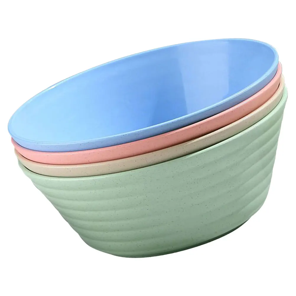 

4pcs Ramen Bowls Bowl Heat Resistant Wear Resistant Kitchen Food Supplies Dishwasher Microwave Safe Compact Reusable