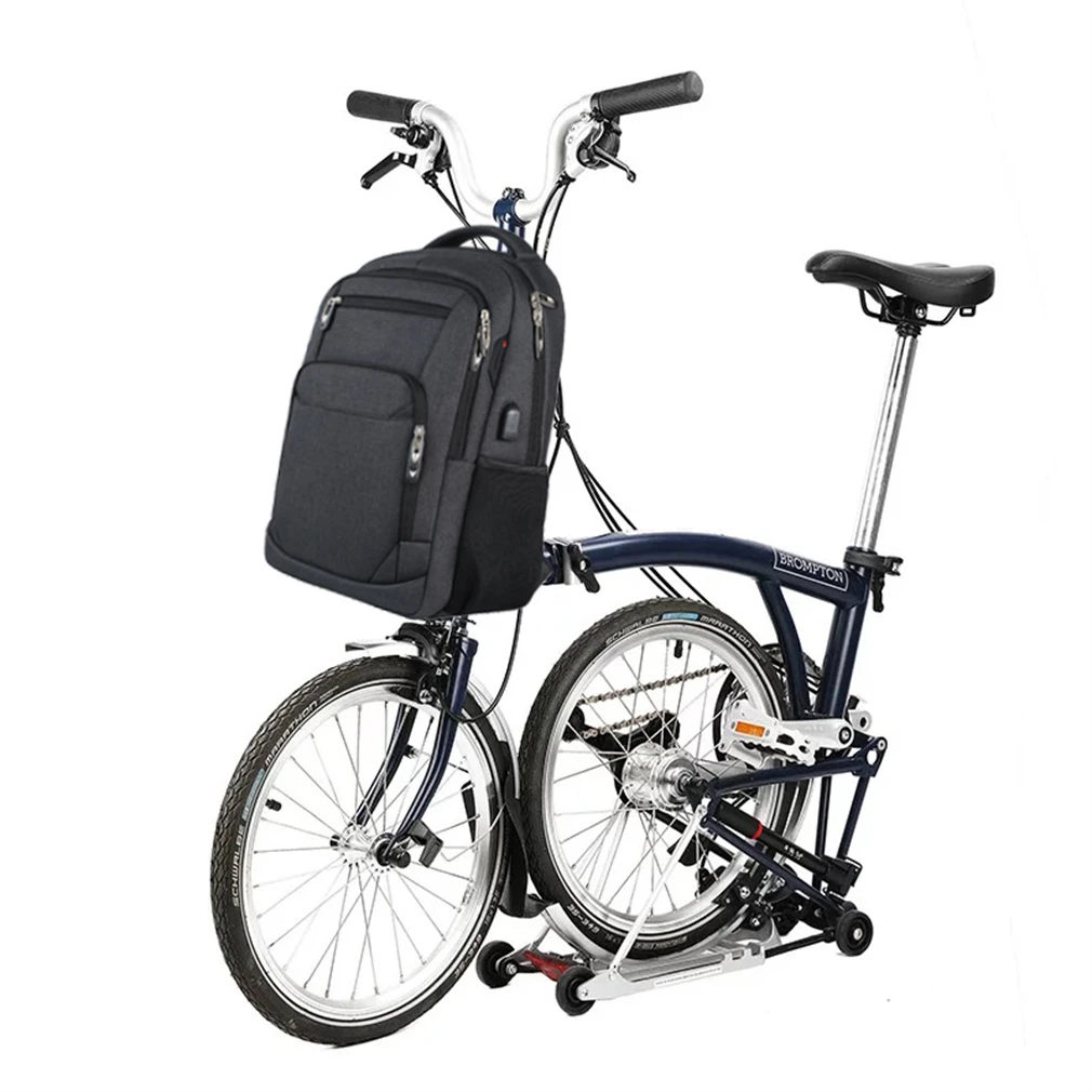 Travel Outdoor Camera Laptop Folding Bike Front Bag Large Capacity Waterproof Backpack For Brompton Bicycle